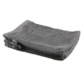 Gözze Berlin 101-0000-A1 Flannel Mitts (Set of 4) - 17 x 24 cm, charcoal, 17 x 24 cm