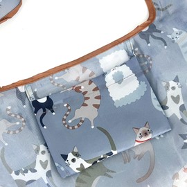 allydrew - Bolsa plegable grande de nailon reutilizable para comestibles, felinos frescos