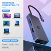 Tymyp USB C Hub, 6 in 1 USB C Adapter,