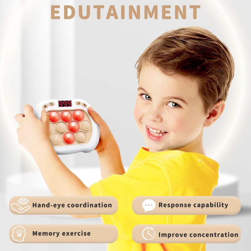 Intoypad Pop Game Light Up Fidget Toy for Kids, 6