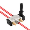 Heschen Pneumatic Manual Pull Valve 2 Position 5 Way PT3/8"