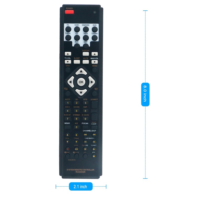 Replacement Remote Control RC5400SR Applicable for Marantz A/V Receiver SR5400