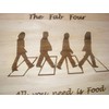 The Beatles Fab Four 4 Chopping Cutting Cheese Board Place