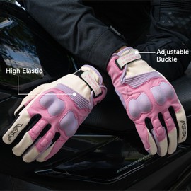 VXW Motorcycle Gloves for Women Touchscreen Full Finger Motorbike Gloves Riding Off-Road Dirt Bike Gloves Road Racing Motocross Sports Gloves (Small)