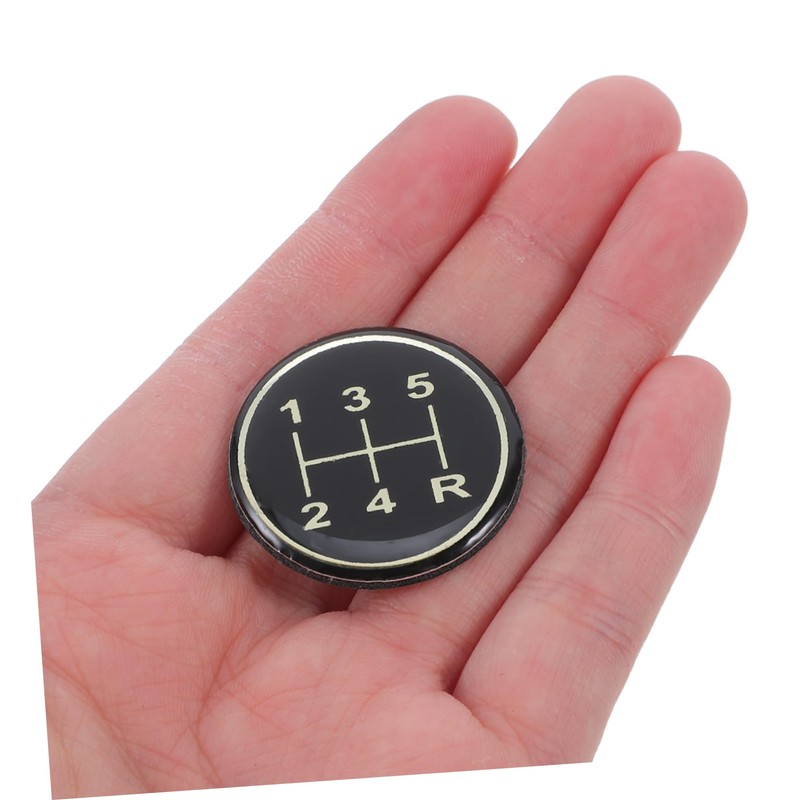 NOLITOY Car Gear Shift Sticker Durable Epoxy Manual Transmission Replacement