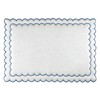 Xkdamai 1Pcs Scalloped Bath Mat Towel 100% Cotton Scallop Bathroom