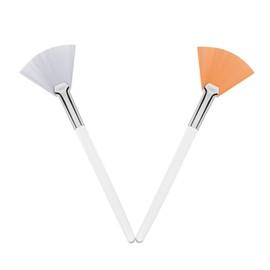 Fächer Bürsten, 2 Pcs Masken Pinsel, Weiche Fächer Masken Pinsel, Gesicht Applikator Bürste, für Makeup Werkzeuge für Frauen Mädchen