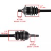 Caltric Rear Right & Left Complete CV Joint Axle for