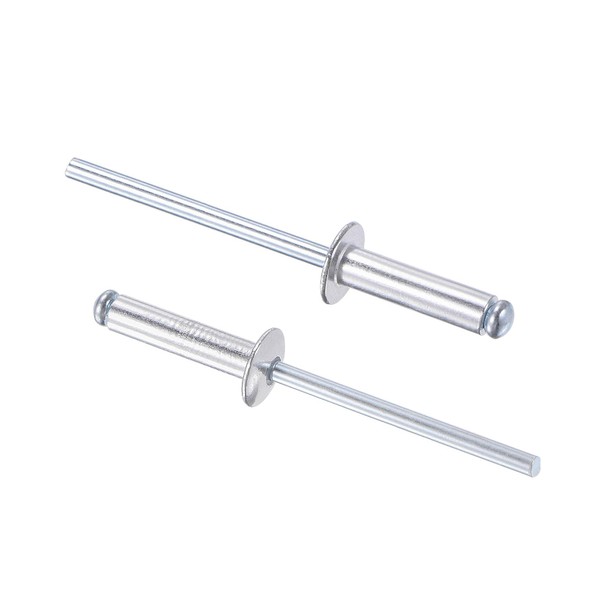 uxcell Blind Rivet Diameter 4mm Grip Length 16mm Aluminum Pull