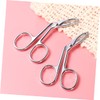 FOMIYES 2pcs Slanted Eyebrow Tweezers Precision Facial Hair Remover for