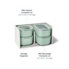 Caraway Mini Food Storage 9pc Set - Glass Storage Containers