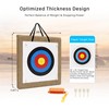 FANOWZUO 20 Inch Archery Target for Backyard Practice, Straw Bow