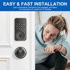 Fingerprint Door Lock Deadbolt with Handle Set – Smart Keyless