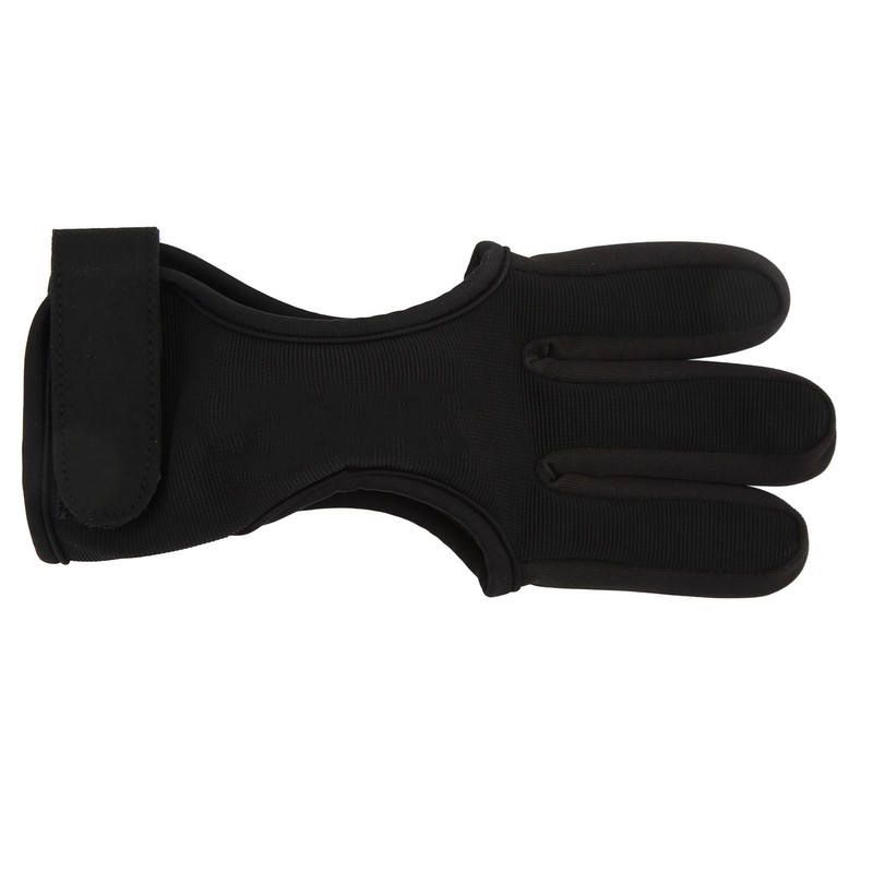 Bow Arrow Finger Guard Competition Archery 3 Fingers Glove Adjustable