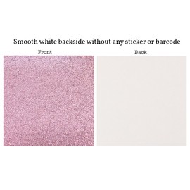 Crafasso 12" x 12" 300gms Heavy & Premium Glitter cardstock, 15 Sheets, Purple