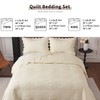 BOV Quilts Queen Size Scalloped Edge Cotton Quilt Queen Quilt