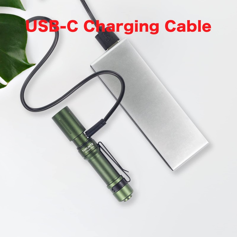 ThruNite EDC Flashlight Archer Mini, 405 Lumens Tail Switch LED