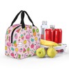 Yudchen Flamingo Insulated Lunch Bag Cooler Tote Reusable Lunch Box