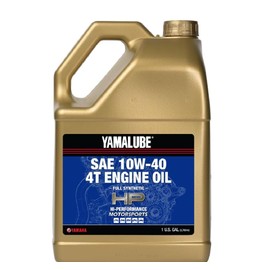 Yamaha Original OEM Yamalube LUB-10W40-FS-04 Hi Performance Full Synthetic 4T Engine Oil Yamalube OEM - 1 Gallon