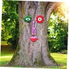 Ipetboom 1 Set Funny Tree Face Sculpture Intricate Outdoor Tree