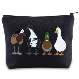 Goose Makeup Bag Duck Lover Gifts Goose Gifts Goose and Duck Merch Goose and Duck Zipper Bag (4duck UK)