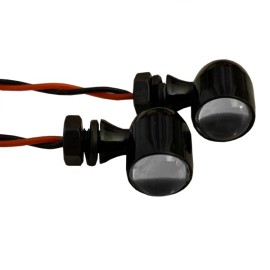 Eagle Lights Mini Bullet Rear Amber LED Turn Signal Lights & Brackets (2 lights)