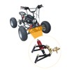 12''Go Kart Kit Front Suspension Shock Swing Arm Full Kit,Upper/Lower