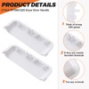 Beaquicy W10861225 W10714516 Dryer Door Handle - Pack of 2