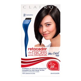 Miss Clairol Tinte Retoque de Raíz Permanente 2 Negro, 70 ml - Paquete de 1