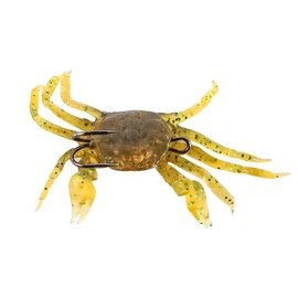 Ieron Seabass Fishing Lures Artificial Bait Crab Lures with Hooks Simulation Crab Fishing Bait for Saltwater and Freshwater Fishing