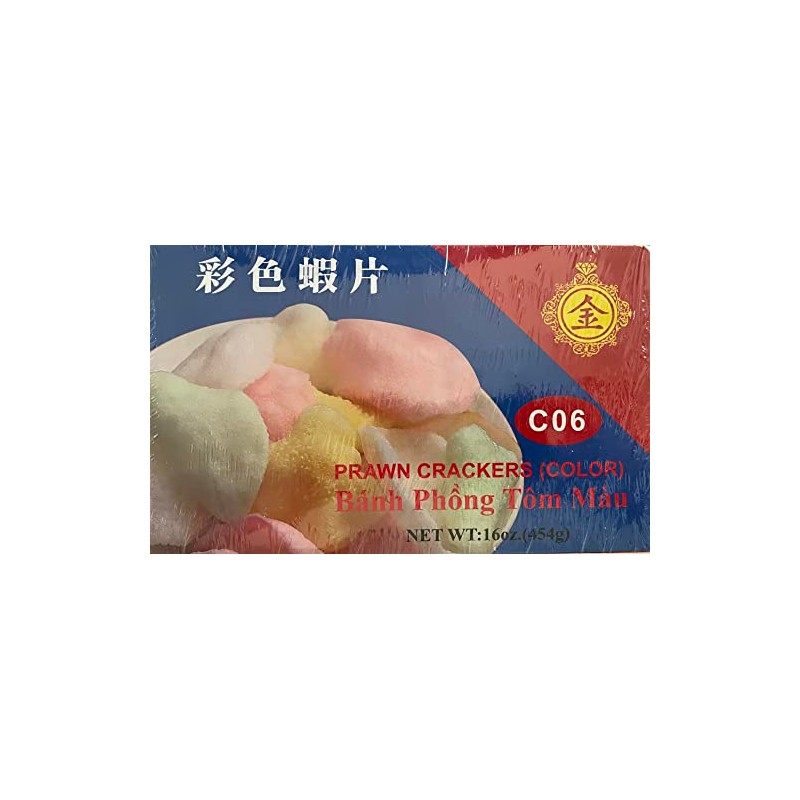 Prawn Crackers (Color) Shrimp Chips Banh Phong Tom Mau Giant