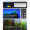 SEAOURA LED Aquarium Light, 24/7 Custom Timer, Power-Off Memory,7-Row LED