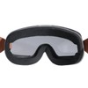 Komine HK-500 Black Smoke Free Motorcycle Goggles, Compatible with Glasses,