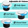 4 Inch Round Dryer Vent Cover, JSIXASO ABS Adjustable Air