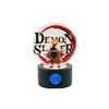 TEKNOFUN 811753 Demon Slayer Rengoku Kyojuro Light Alarm Clock, Black