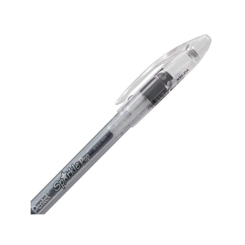 Pentel Sparkle Pop Shimmering Metallic Gel Pen, (1.0mm) Bold Line,