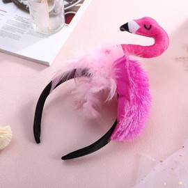 IMIKEYA Hawaii Flamingo Headband: 1pc Flamingo Headband Flamingo Costume Accessories Photography Prop Flamingo Party Decoration Holiday Headband for Tropical Carnival Party Hair Accessory