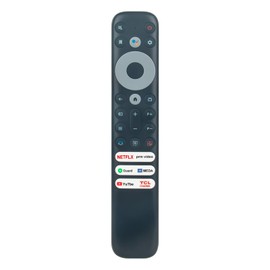 VINABTY Replacement Voice Remote Control Applicable For TCL 4K QLED TV 55Q550G 50Q550G 65Q550G 55Q650G 65Q650G 85Q650G 55Q750G 65Q750G 8QM850G 98QM850G 75Q750G 85Q750G 65QM850G 75QM850G