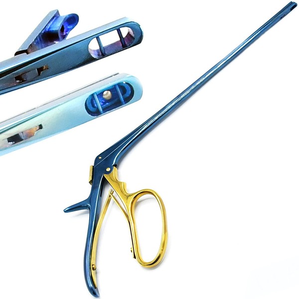 AAProTools Titanium Blue Gold Handle Tischler Punch Forceps Instruments DS-1307