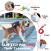 Dog Backpack Harness for Small and Medium Dogs, Adjustable Lightweight