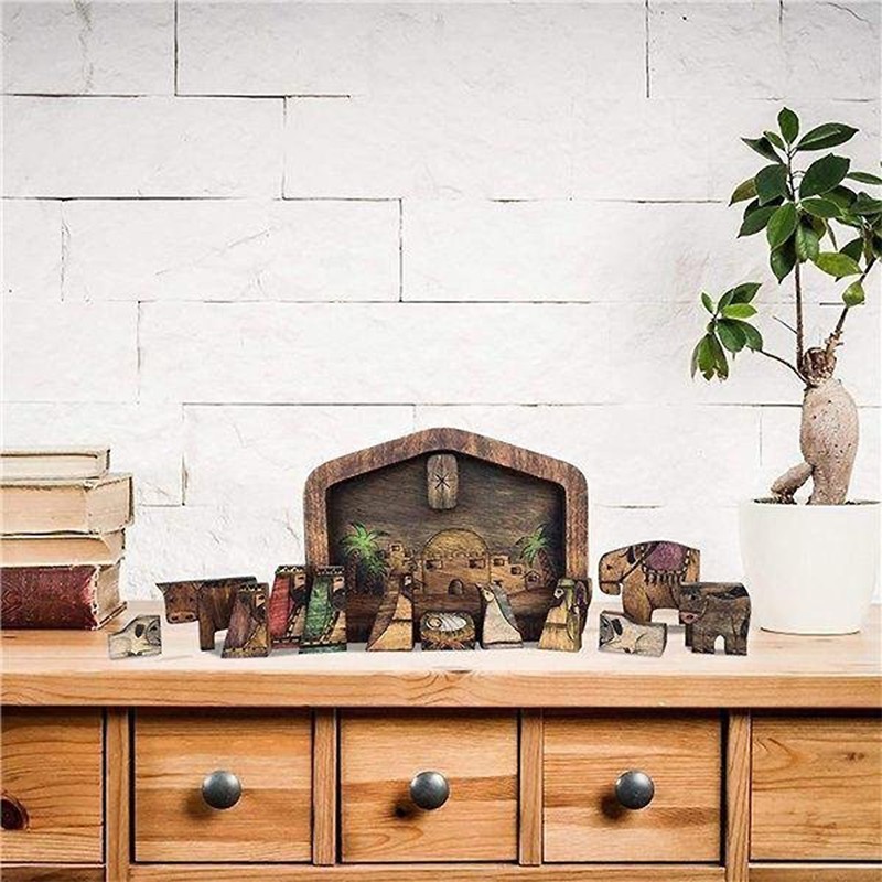 Wooden Puzzle Develop Visualization Skills Brain Teaser Educational Puzzle for