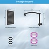 Hibbent All Metal Rain Shower Head, 8'' High Pressure Rainfall