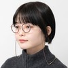 meigan 9404-02 Fashionable Women's Glasses Chain, Silver Pearlized Beads, Tangle-Free