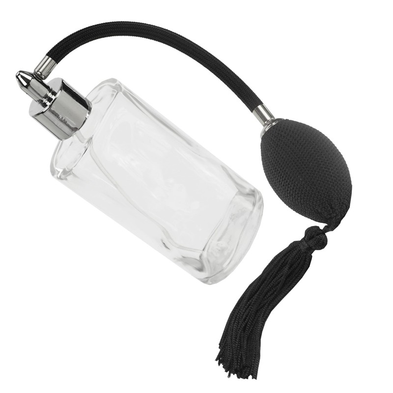 Fantasia Oval Glass, Nebulizzatore a pompetta, Argento/Nero, 100 ml