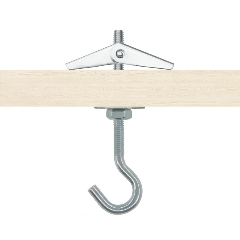 DDHOMIN 8 PCS Plasterboard Ceiling Hooks for Drywall Cavity Hollow