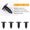 UNIGT 3 in 1 GM A20991 Fender Liner Clips Compatible