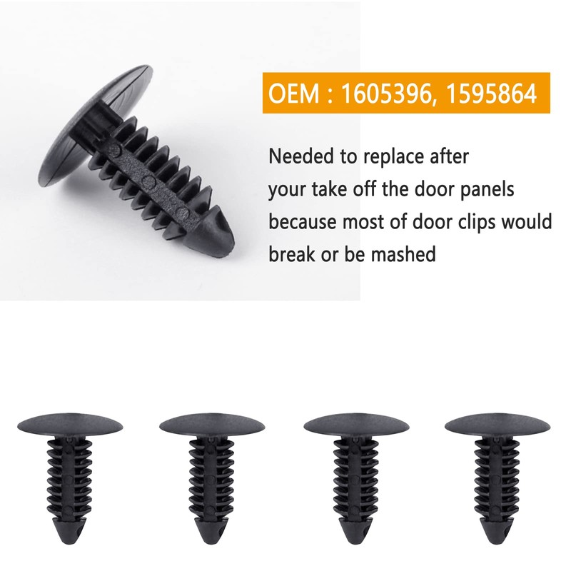 UNIGT 3 in 1 GM A20991 Fender Liner Clips Compatible