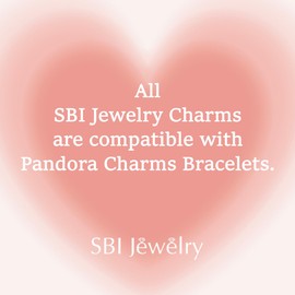 SBI Jewelry Silver Dangle Initial L Charms for Bracelets for Women Mom Wife Sister BFF Cousin Niece Granddaughter Boyfriends Necklace Gold Heart