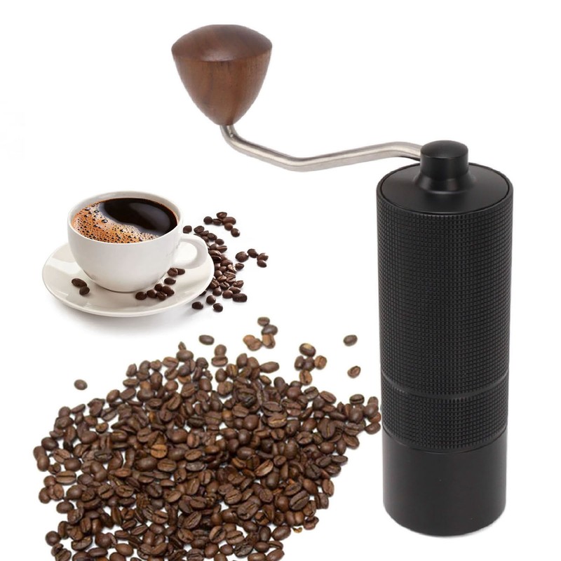Manual Coffee Grinder CNC Steel Core Hand Burr Small Portable
