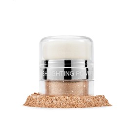 SUMEITANG Glitter Air Cushion Highlighter Powder - 3D Contour & Brighten Face, Eyes, Body, Hair | Pearlescent Patting Powder Create a Shimmering Look | Easy-Use & Perfect for Daily & Special Occasions